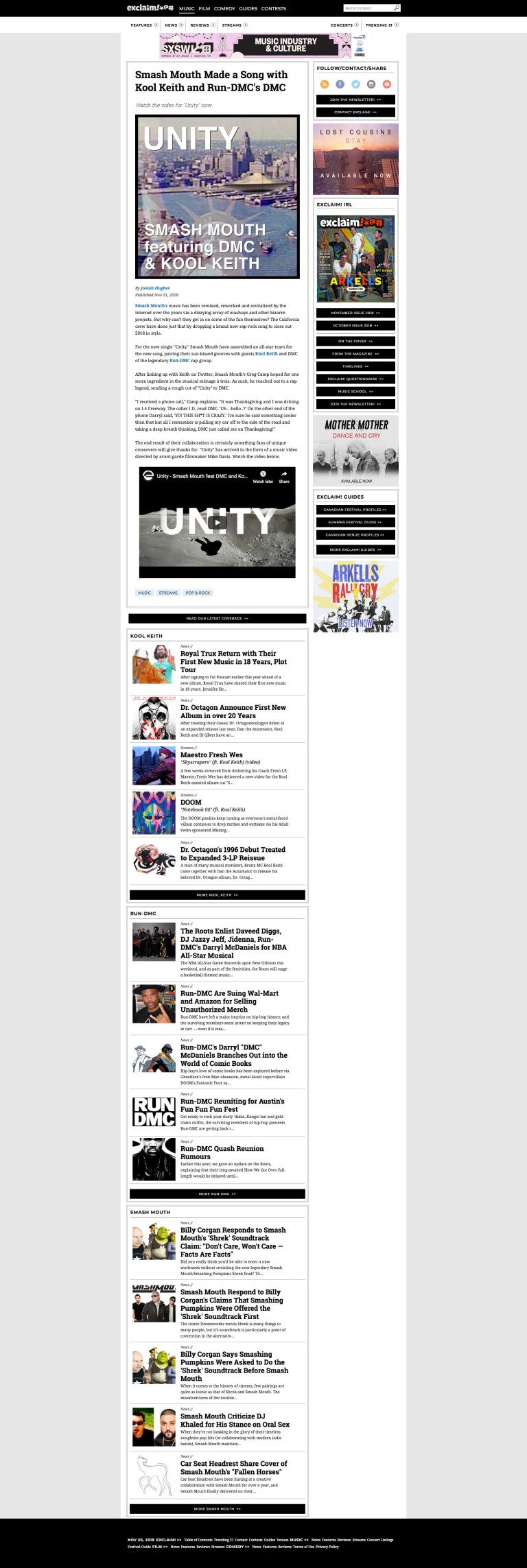 Smash Mouth Made a Song with Kool Keith and Run DMC s DMC